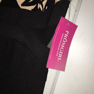 Black and Tan Bodycon Dress